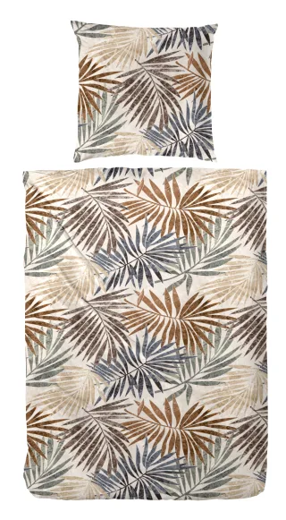 Primera Bettwäsche "Mako-Satin Bettwäsche Boho" 2 Stk. im natürlichen Boho Style