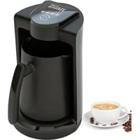 Zilan Filterkaffeemaschine, nicht vorhanden, Kapazität für 1-4 Tassen, Temperaturregelung, Ton- und Lichtalarm