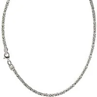 Zeeme Collierkettchen Silber 925 poliert Königskette 2,2mm breit