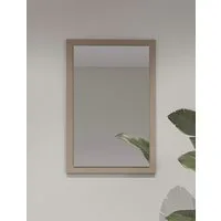 OTTO home Garderobenspiegel Cross,Breite 40-60 cm moderner Flurspiegel hochkant oder quer hängend, Wandspiegel mit Rahmenoptik