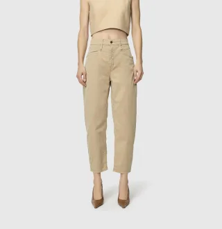 MAC - MAC JEANS - BORA, Authentic stretch gabardine braun - Gr. - 34