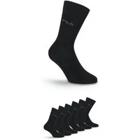 Fila Socken UNISEX LIFESTYLE PLAIN SOCKS (6-Paar, 6 Paar) mit eingestrickem Logo