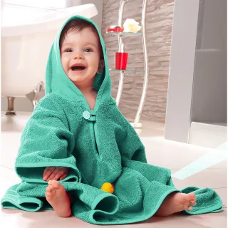 buttinette Frottier-Poncho, smaragd, 55 x 71 cm