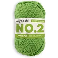 myboshi No.2 Wolle, Babywolle Häkelwolle, 100 m (1-St., No.2 Wolle Original Babywolle), Uni
