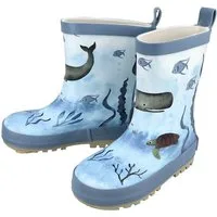 MAXIMO Gummistiefel Unterwasser Wal Reflekt 3M, Jerseyfutter Gummistiefel (2-tlg)