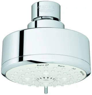 Grohe Kopfbrause Tempesta C 100 27591 4 Strahlarten 9,5 l/min chrom, 27591001 27591001