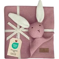 Babydecke DIKOS® Babydecke SCHMUSE-HASE Baby Geschenk Mädchen Junge Geschenkset, DIKOS, Geschenk zur Geburt, PREMIUM Qualität, 100 % BIO Baumwolle, nachhaltig