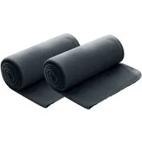 Wohndecke Polar-Fleece, wometo, OEKO-TEX®, 2 Fleecedecken mit Kettel-Rand & Anti-Pilling