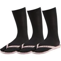 FussFreunde Zehensocken 3 Paar Zwei-Zehen-Socken, Bambussocken, Sandalen-Socken, Tabi Socken (3 Paar) supersoft aus Bambus-Viskose