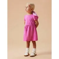 Name It Minikleid NMFVIVIA SS DRESS NOOS Baumwolle, kurze Puffärmel