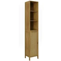 Vicco Hochschrank Liora, Bambus, 30 x 170 cm (1-St)
