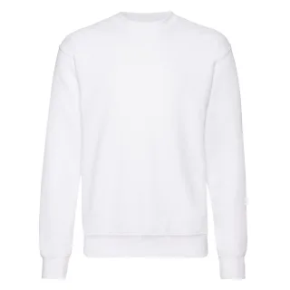 Fruit of the Loom - "Classic" Sweatshirt für Herren angesetzte Ärmel (Weiß)