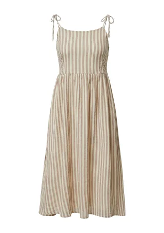 qs - Kleid lila|weiß - Gr. - 36