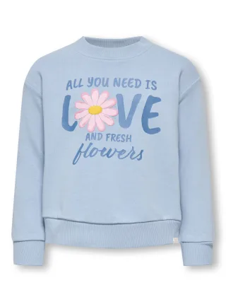 KIDS ONLY - KMGRUTHALINA LIFE LS LOOS PRINTED UB SWT - Gr. - 104
