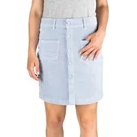 DENIMFY A-Linien-Rock Damen Mini Cord Rock DFAlina A-Linie Kurzrock mit Stretch