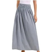 Friends Like These Maxirock Friends Like These Maxirock mit gesmokter Taille (1-tlg)