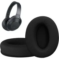 kwmobile Kopfhörer-Schutzhülle 2x Mesh Ohrpolster für Sony MDR-1000X / WH-1000XM2, Ersatz Ohrpolster Kopfhörer Ersatzpolster für Over Ear Headphones