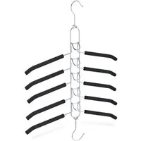 relaxdays Mehrfach-Kleiderbügel Gepolsterter Mehrfach Kleiderbügel, (5-teiliges Set, 5-tlg)