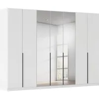 OTTO home Drehtürenschrank Kleiderschrank Schrank Garderobe AGORDO mit Dekor- oder Hochglanzfront (in zwei Griff-Farben, Breiten 91-405 cm) durchdachte Innenausstattung, in 8 Breiten und 2 Höhen MADE IN GERMANY