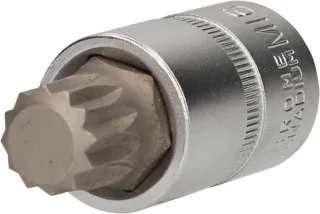 Brilliant Tools 1/2" Vielzahn-Bit-Stecknuss, 55 mm lang - BT022937