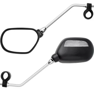 1Pair Bicycle Rear View Mirror Wide Range Back Sight Reflector Angle Adjustable Left Right Bicycle Mirror