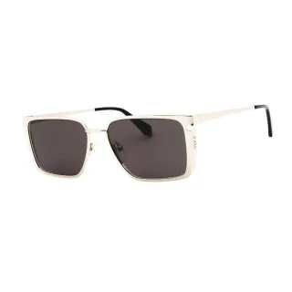 Off White - "Yoder" Sonnenbrille für Herren/Damen Unisex (Silber/Dunkelgrau)