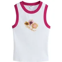 Next Trägertop Verziertes ärmelloses Oberteil, Hibiskus (1-tlg)