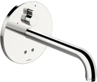 Hansa Waschtischarmatur Unterputz HANSAELECTRA 8181 Ros. rund 3V, BT Ausl. 245 mm chr 81812119
