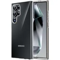 CoolGadget Handyhülle Silikon Handy Hülle Slim für Samsung Galaxy S24 Ultra 6,8 Zoll, dünne TPU Schutzhülle Case in transparent / durchsichtig