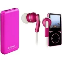 OUTMARK Digital MP3 Player Kopfhörer Set. Musik im Miniformat für Laufsport MP3-Player (8 GB)