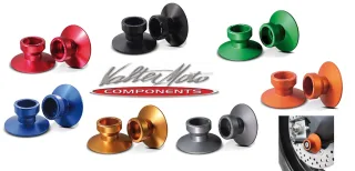 ValterMoto Ständeraufnahmen / Bobbins "SPECIAL" Aluminium eloxiert