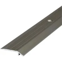 Dalsys Übergangsprofil Höhenausgleich aus Aluminium (90 cm x 30 mm, Champagner, 1-St), 3,5 mm Höhenausgleich, zum Schrauben, inkl. Befestigungsmaterial
