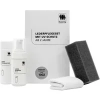 Musterring 1002 Pflegeset mit UV-Schutz für Leder ab 2 Jahren Lederpflegeset, Reinigung & Pflege für Ledermöbel mit pigmentiertem Glattleder