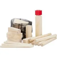 relaxdays Spiel Kubb Wikingerspiel