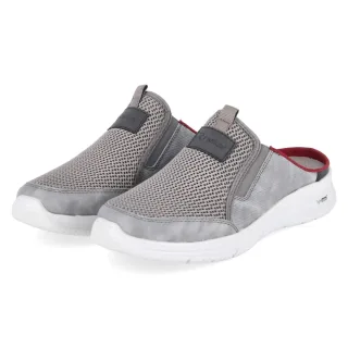 Rieker Clogs - Gr. 40 - Grau - Textil & Synthetik