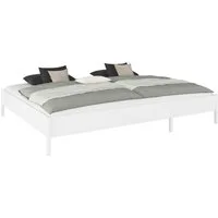 rauch Bett Familienbett XXL Familiengröße Ehebett Doppelbett Co-Sleeping MARE (flexible Umbaumöglichkeit in Einzelbetten), 240x200 cm und 270x200 cm - mit oder ohne Kopfteil MADE IN GERMANY