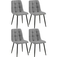 CLP Esszimmerstuhl Tilde (4er Set), mit Rückenlehne, bis 150 kg