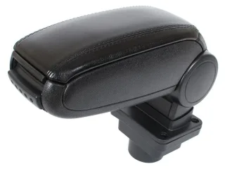 Mittelarmlehne Armlehne KLAPPBAR Leder Schwarz für Skoda Fabia I 6Y ab 1999-2007