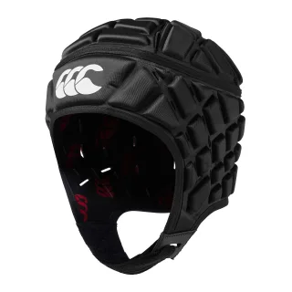 Canterbury - "Raze" Rugby-Kopfschutz, Wattiert, Schaumstoff (Schwarz/Rot)
