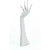 Levandeo® Schmuckständer, Schmuckhalter weiß Schmuckhand Hand Halter Schmuck aus Kunstharz