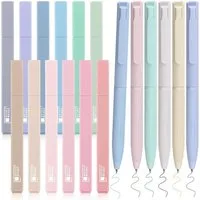 COZCLAM Marker Textmarker Set Pastell 12 Stifte + 6 Fineliner Bibel Zubehör