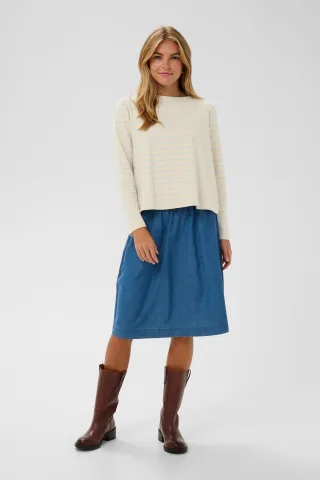 Langarm-Bluse OsannaSZ Langarm-Bluse Lockere Passform