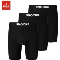 SNOCKS Boxershorts Sport Boxershorts mit langem Bein (1-St) atmungsaktive lange Sport Boxershorts