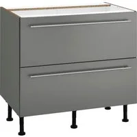 OPTIFIT Unterschrank Bern 90 cm breit, mit 2 großen Auszügen für viel Stauraum