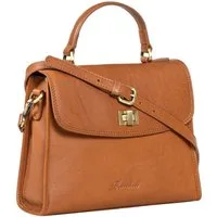 Benthill Handtasche Damen Echt Leder Handtasche Frauen Henkeltasche Vintage Schultertasche, Schultergurt / Umhängegurt Reißverschlussfach