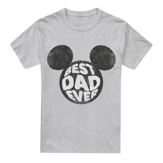 Disney - "Best Dad Ever" T-Shirt für Herren (Sport Heide)
