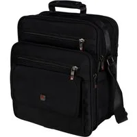 EAAKIE Umhängetasche Arbeitstasche Umhängetasche Flugbegleiter Herrentasche Schwarz XXL