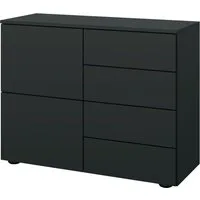 borchardt Möbel Kommode Rova, Sideboard Breite 93 cm, Push-To-Open, verstellbare Einlegeböden, viel Stauraum, Breite 93cm