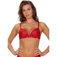 After Eden Push-up-BH ANNA mit Schale, mit Bügel, mit Spitze, bequem, feminin, push up