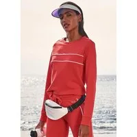 H.I.S Sweatshirt mit Piping auf der Brust. Ideal für Sport- und Freizeit.
